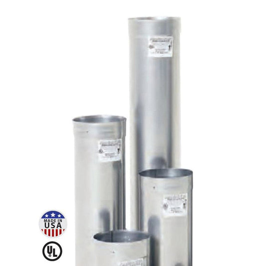 5" X 36" Rhino Rigid 304L-Alloy Stainless Pre-Cut Chimney Liner - RL304-0536 - Chimney Cricket