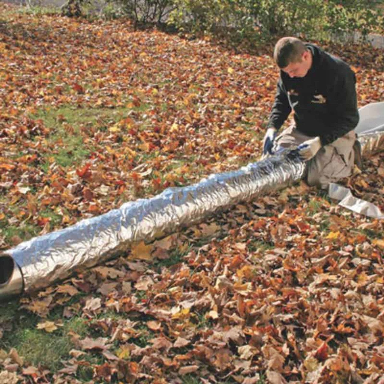1/4" X 30" X 25' Super Wrap Foil-Face Insulation - INK-1430F - 1300-0002 - Chimney Cricket
