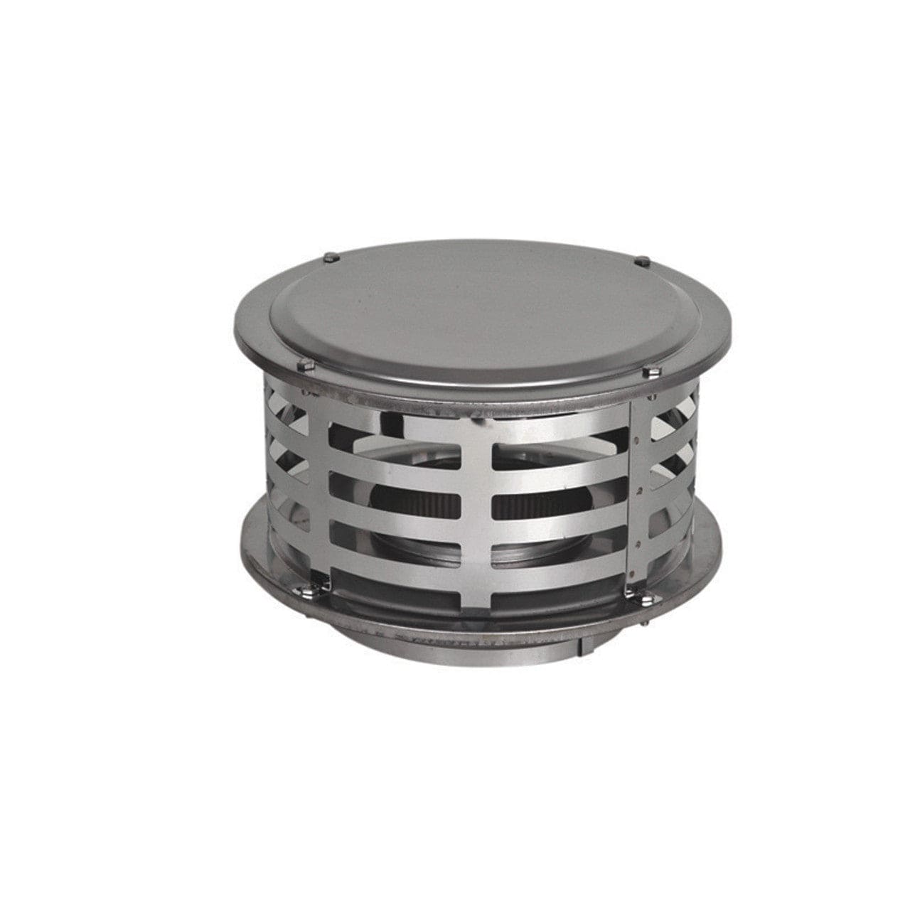 6" Ventis 316L Stainless Steel Class-A All Fuel Chimney Standard Rain Cap - VA316-C06 - Chimney Cricket