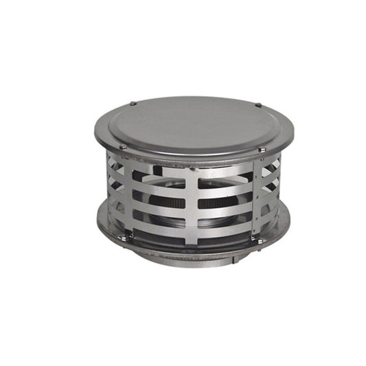 8" Ventis 430 Stainless Steel Class-A All Fuel Chimney Standard Rain Cap - VA316-C08 - Chimney Cricket