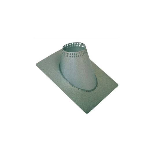 5" Ventis Class-A Galvanized 0/12 To 6/12 Pitch Vented Roof Flashing - VA-F0506 - Chimney Cricket