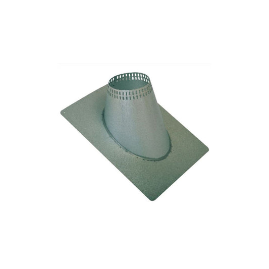 6" Ventis Class-A Galvanized 0/12 To 6/12 Pitch Vented Roof Flashing - VA-F0606 - Chimney Cricket