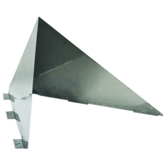 Ventis Class-A All Fuel Chimney Stainless Steel Steep Snow Wedge 10/12-12/12 Pitch - VA-SWLG - Chimney Cricket