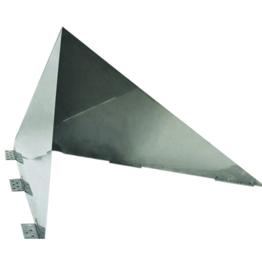 Ventis Class-A All Fuel Chimney Stainless Steel Medium Snow Wedge 7/12-10/12 Pitch - VA-SWMD - Chimney Cricket