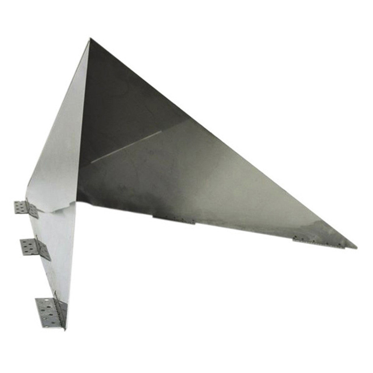 Ventis Class-A All Fuel Chimney Stainless Steel Low Snow Wedge 4/12-6/12 Pitch - VA-SWSM - Chimney Cricket