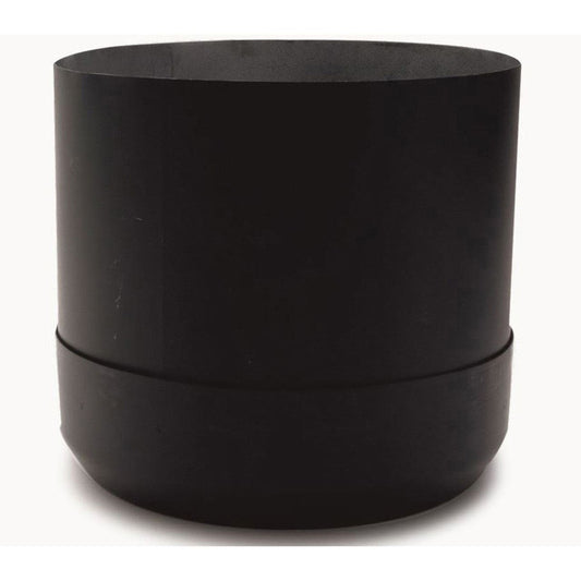 6" x 24" Ventis Class-A All Fuel Chimney Painted Black Cathedral Round Ceiling Support - VA-CCR2406 - Chimney Cricket