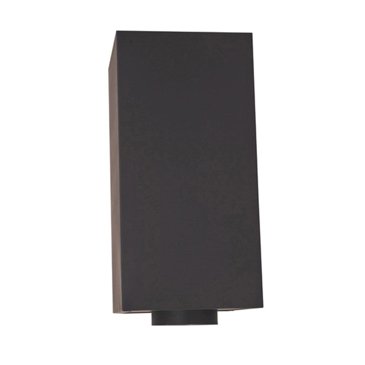 6" x 24" Ventis Class-A All Fuel Chimney Painted Black Cathedral Square Ceiling Support - VA-CCS2406 - Chimney Cricket