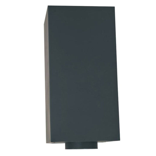 6" Ventis Blk 24" Tall Ext Square Support - VA-CCSEXT2406 - Chimney Cricket