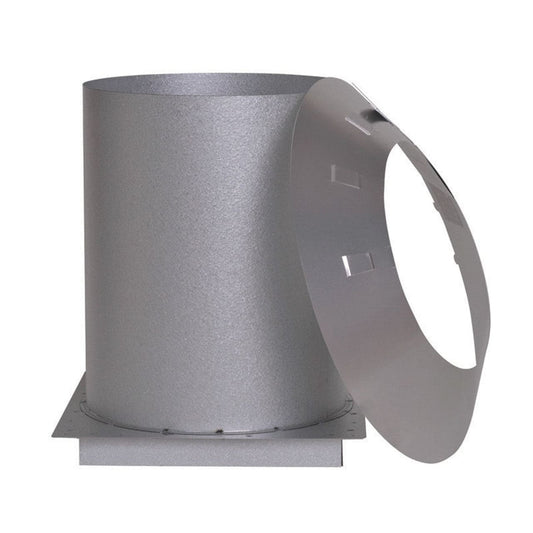 6" Ventis Class-A All Fuel Chimney Galvanized Attic Insulation 12" Shield Extension - VA-AISEXT06 - Chimney Cricket