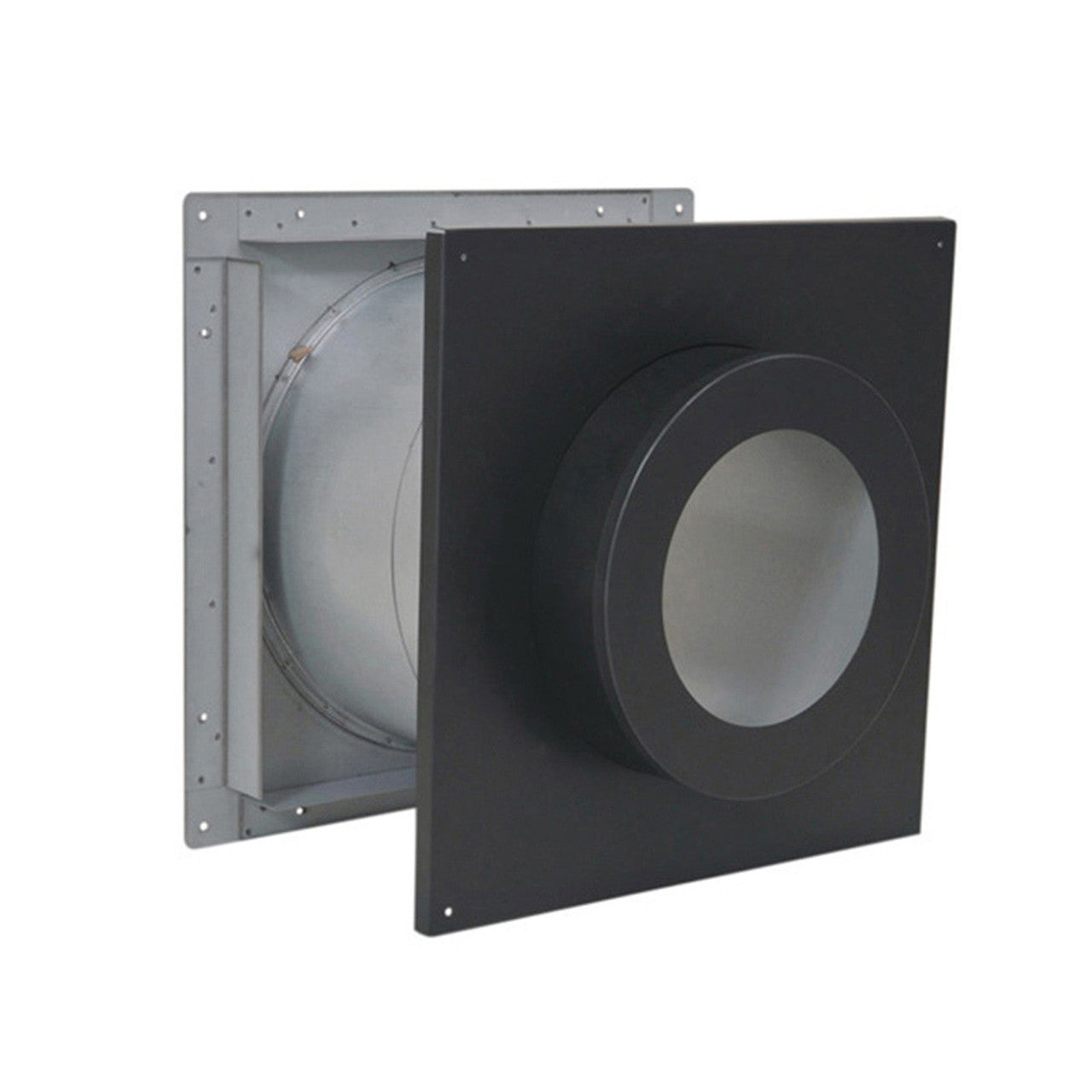 7" Ventis Class-A All Fuel Chimney Galvanized Wall Pass-Thru Thimble Non-Insulated - VA-WPT07 - Chimney Cricket