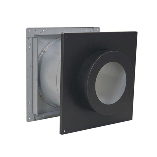 7" Ventis Class-A All Fuel Chimney Galvanized Wall Pass-Thru Thimble Non-Insulated - VA-WPT07 - Chimney Cricket