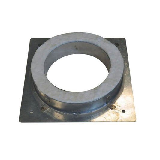 7" Ventis Class-A All Fuel Chimney Galvanized Anchor Plate - VA-AP07 - Chimney Cricket