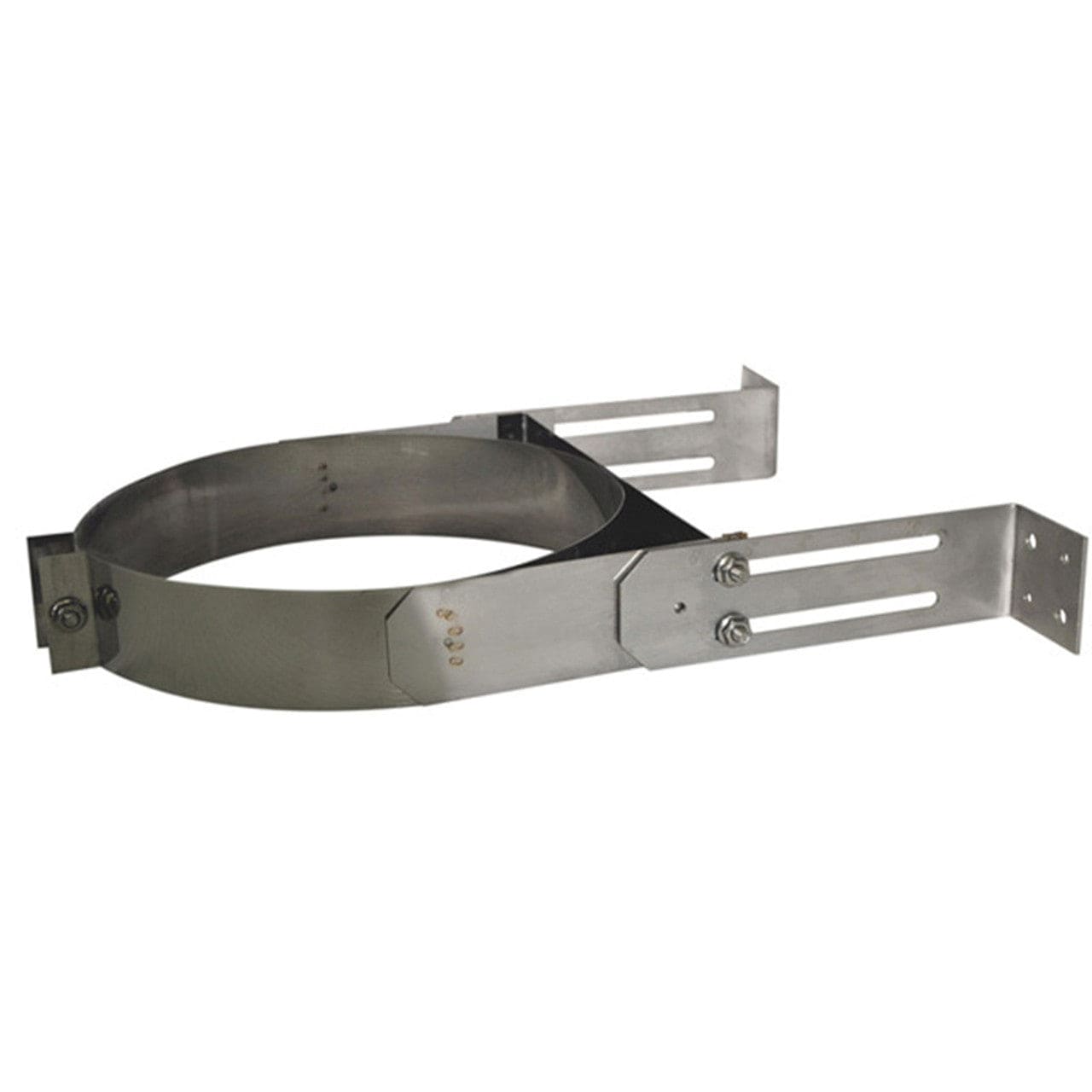 6" Ventis Class-A All Fuel Chimney 304L Stainless Wall Stand-Off - VA-SF06 - Chimney Cricket