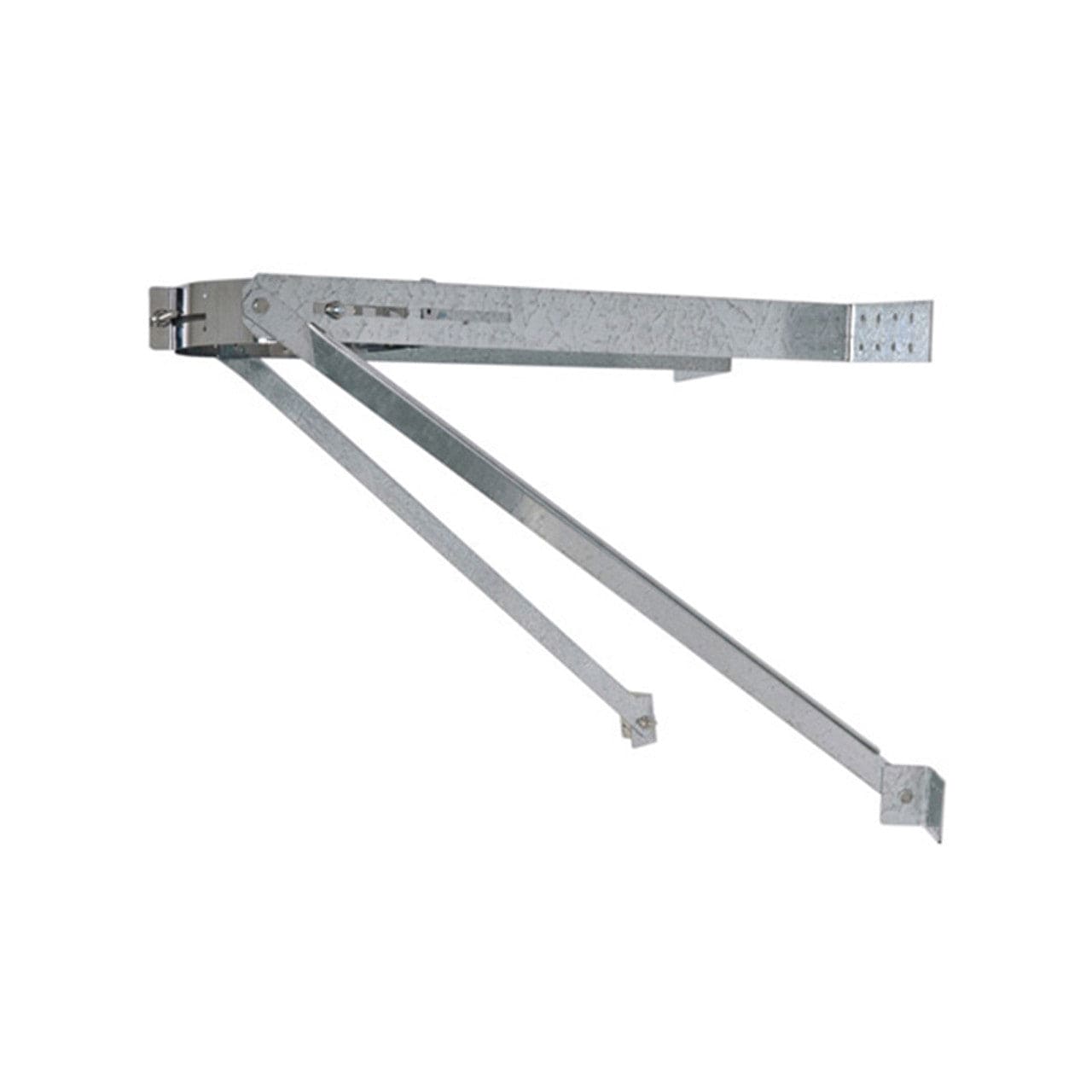 5"-8" Ventis Class-A All Fuel Chimney Galvanized Extended Wall Support - VA-WSE58 - Chimney Cricket