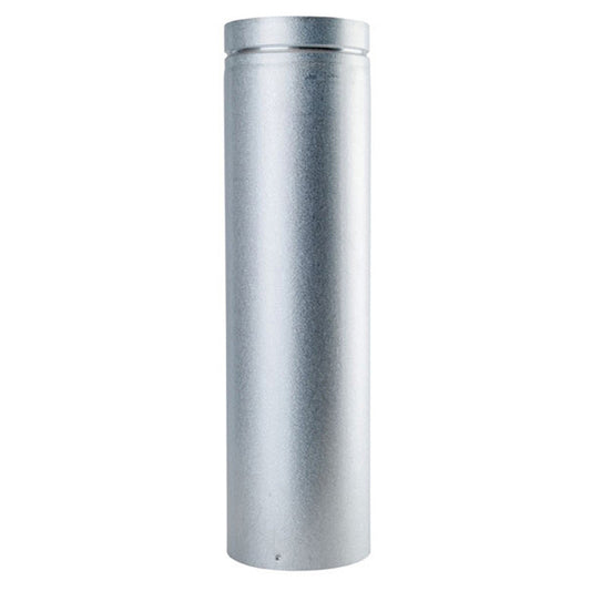 4" X 48" Ventis Direct Vent Galvanized Chimney Pipe - VDV-0448 - Chimney Cricket