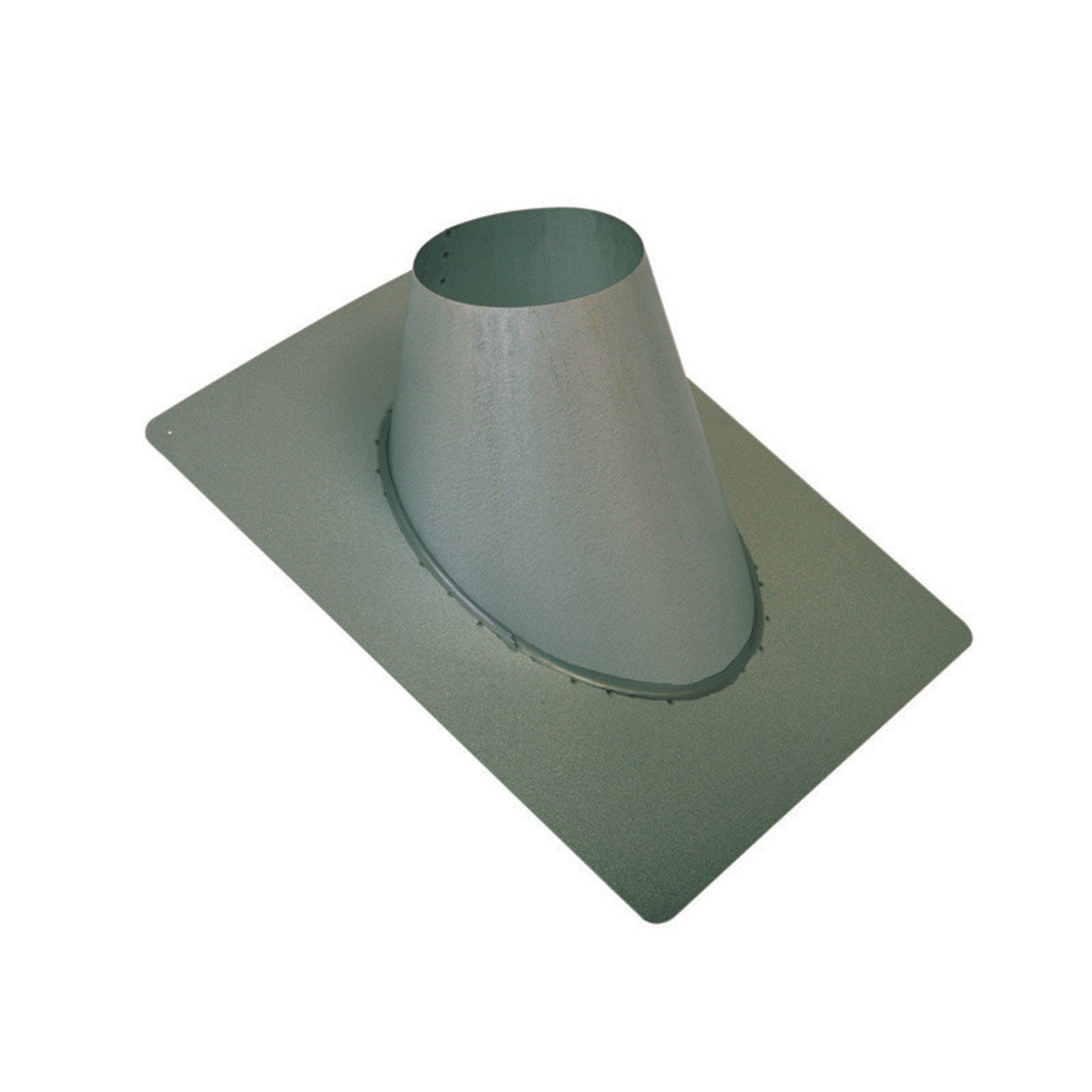 4" Ventis Direct Vent 7/12 To 12/12 Galvanized Roof Flashing - VDV-F0412 - Chimney Cricket