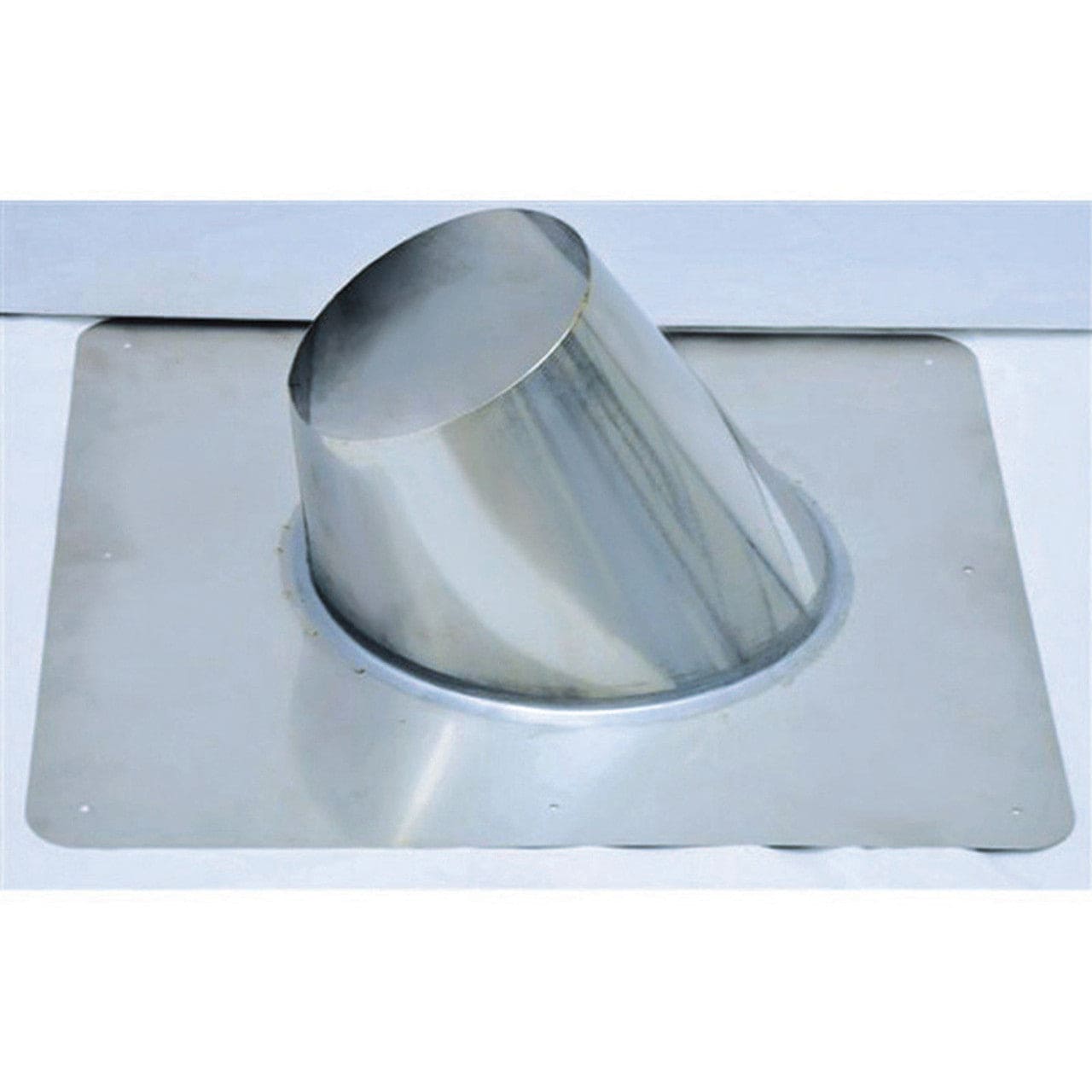 4" Ventis PelletVent 0/12 To 6/12 Roof Flashing - VP-F0406 - Chimney Cricket