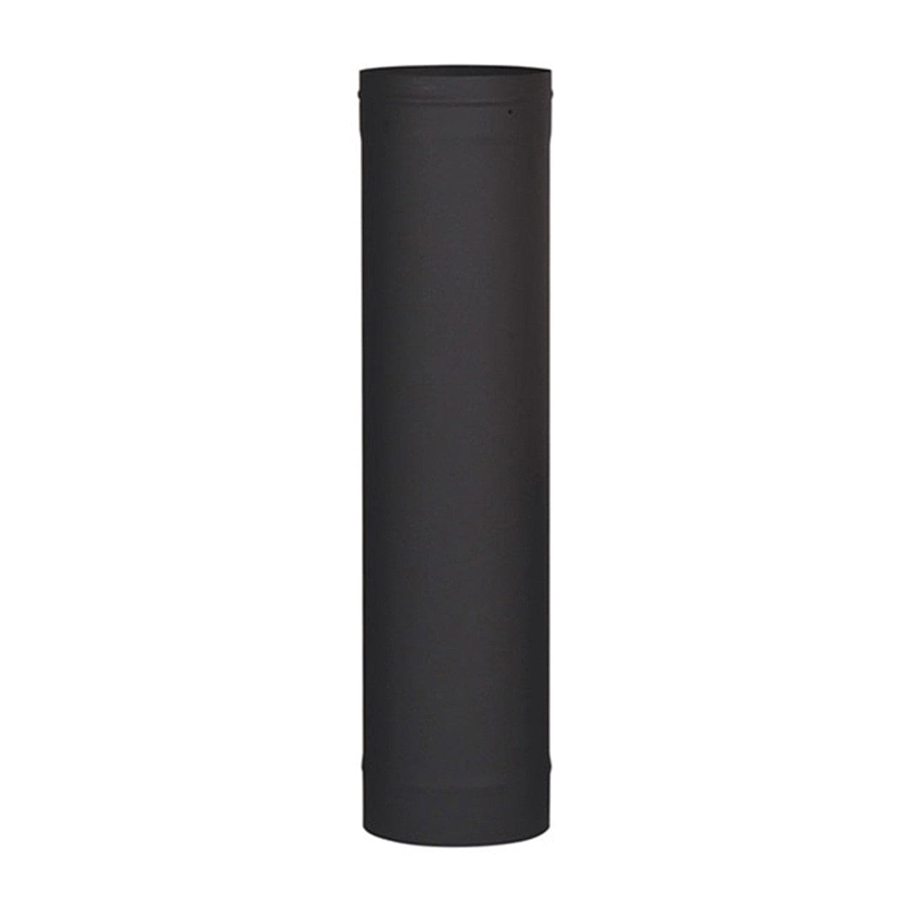 6" X 12" Ventis Single-Wall 22-Gauge Black Stove Pipe - VSB0612 - Chimney Cricket