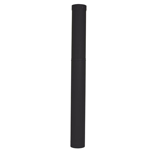 6" Ventis Single-Wall 38" - 70" Telescoping Pipe - VSB06LT - Chimney Cricket