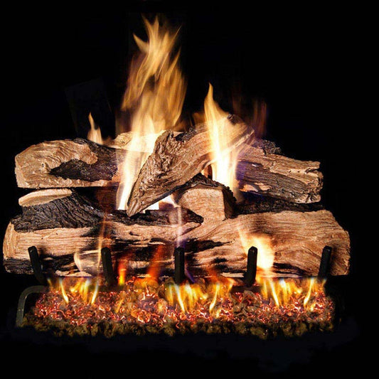 24" Ventis Cord Oak Vented Logs - CO-24 - Chimney Cricket