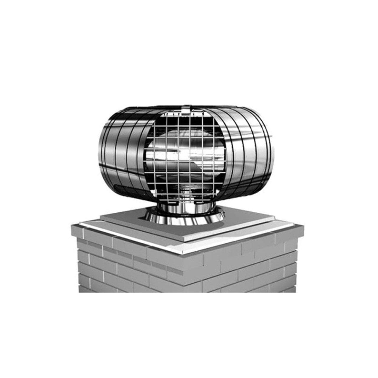 8" Air Cooled Vacu-Stack Downdraft Preventer - CCVS8-AC - Chimney Cricket
