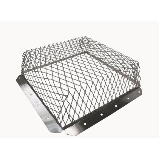 16" X 16" Stainless Animal Guard Roof Mount 5" High - SSAG16X16 - Chimney Cricket