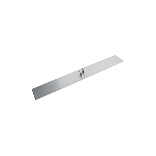 7" × 28 ½" 304-Alloy Stainless Center Handle Replacement Damper Plate for 36" Damper - CH28.5X7 - Chimney Cricket