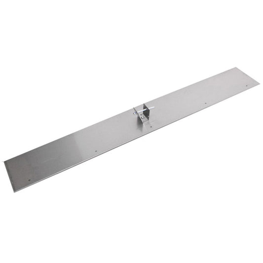 7" × 34 ½" 304-Alloy Stainless Center Handle Replacement Damper Plate for 42" Damper - CH34.5X7 - Chimney Cricket