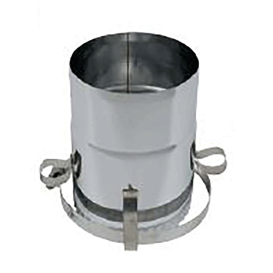 4" Dryer Vent 2" To 16" Length Slip Connector - DV04SL - Chimney Cricket