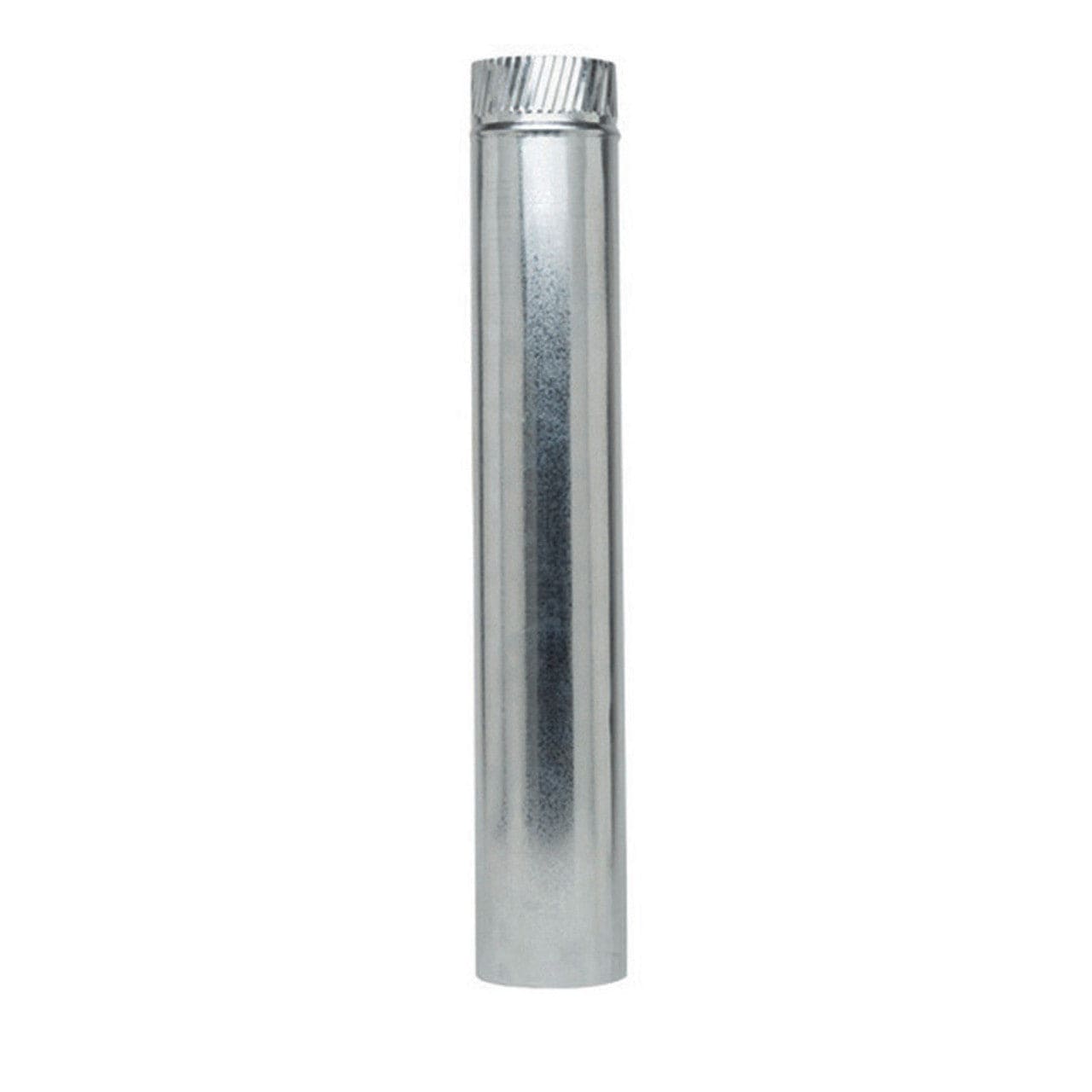 3" X 24" Galvanized 26-Gauge Connector Pipe - GAL0324 - Chimney Cricket