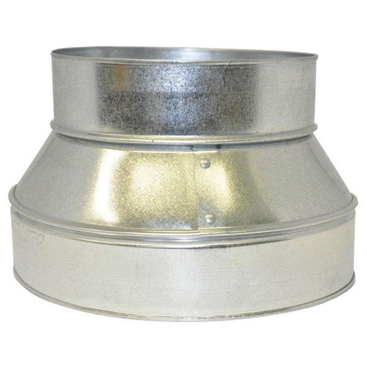 5" X 3" Galvanized Connector Pipe Reducer/Increaser - GALRDI-53 - Chimney Cricket