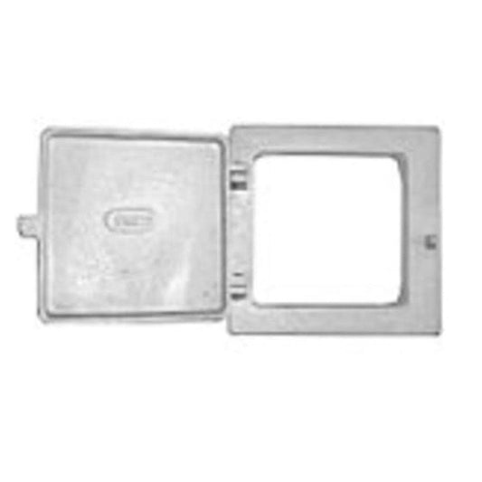 8" x 12" Cast Aluminum Clean Out Door - CLEAN-812 - Chimney Cricket