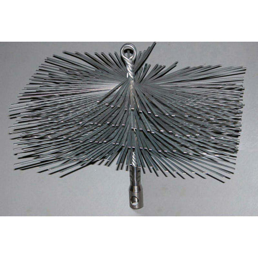 8"X12" Rectangular 3/8" Pt Flat Wire Brush - HF812 - Chimney Cricket