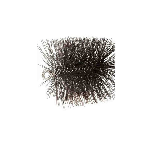 10" X 10" Square Heavy-Duty Wire Brush with 3/8" PT - RBFBHDS-10 - Chimney Cricket