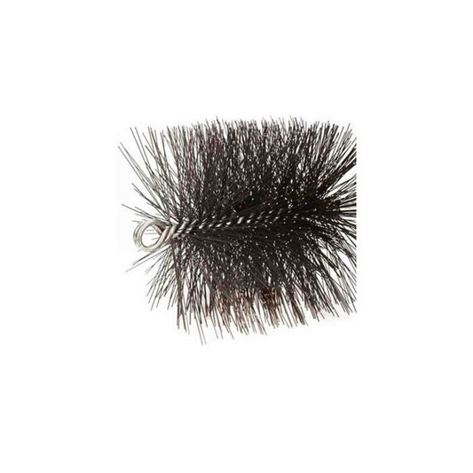 11" X 11" Square Heavy-Duty Wire Brush with 3/8" PT - RBFBHDS-11 - Chimney Cricket