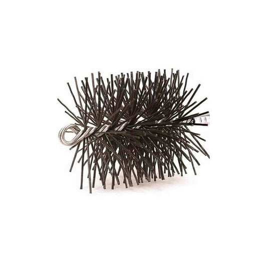 12" Round Poly Brush with 3/8" PT - RBFBP-12 - Chimney Cricket