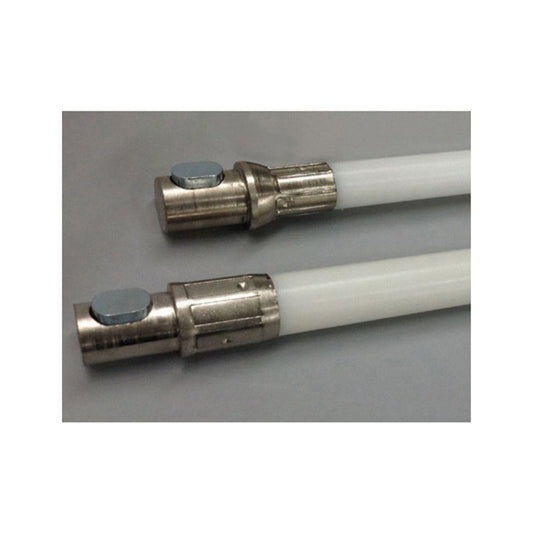 1/2" X 3" Solid Nylon Co-Polymer Medium Stiffness Chimney Rod with ButtonLok Rod - 1230S - Chimney Cricket
