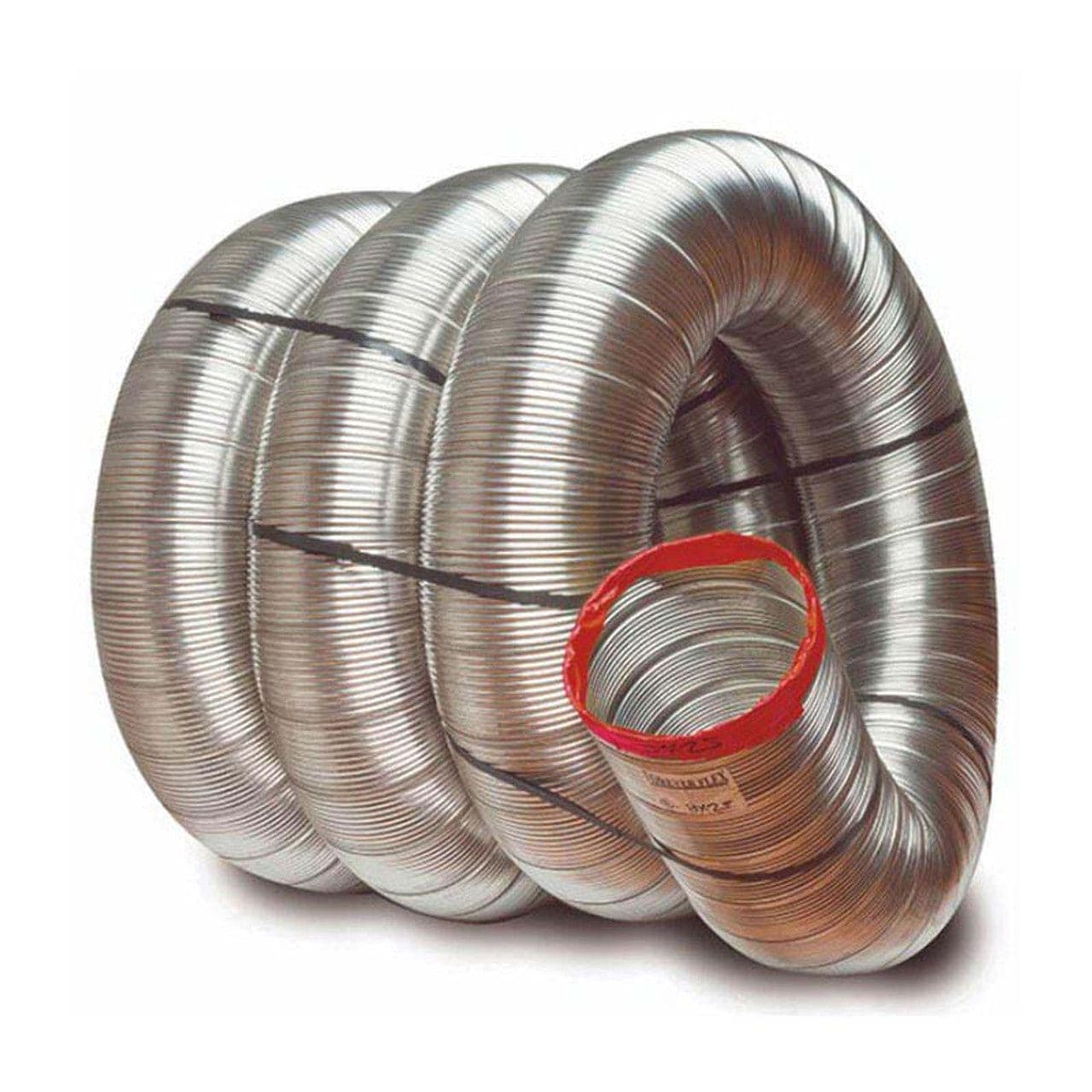 5.5" X 40' Standard Forever Flex 316Ti-Alloy .005 Stainless Pre-Cut Liner - L5S5.540 - Chimney Cricket