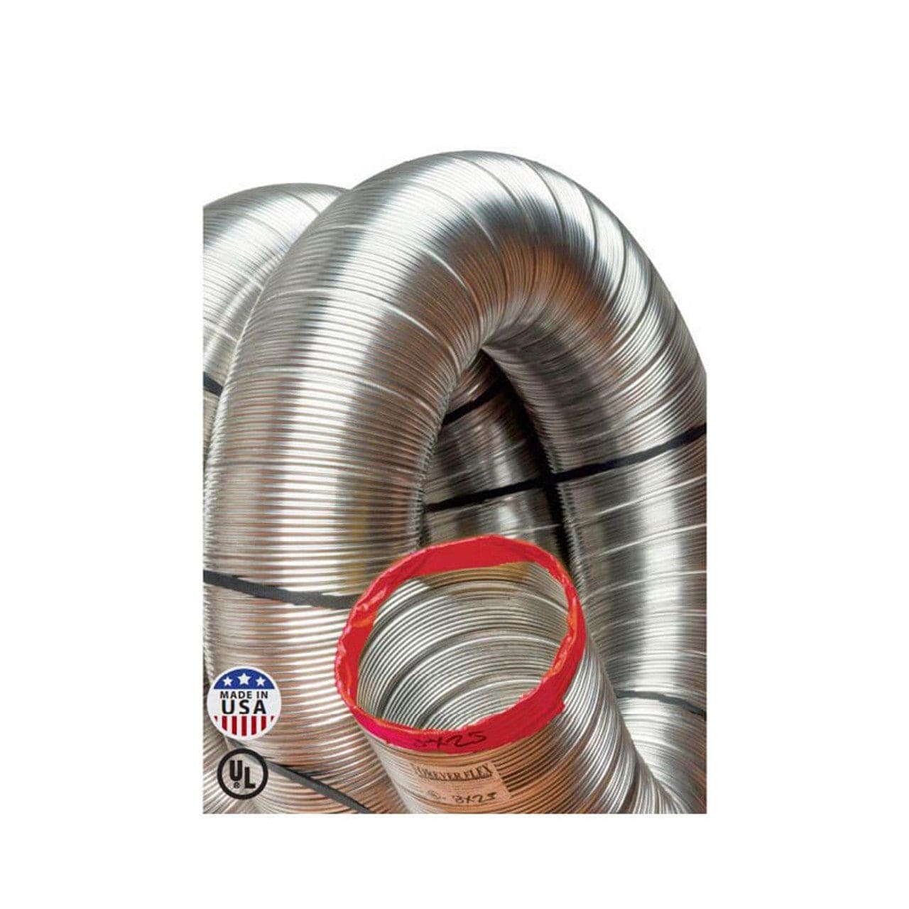 5" X 40' Standard Forever Flex 316Ti-Alloy .005 Stainless Pre-Cut Liner - L5S540 - Chimney Cricket