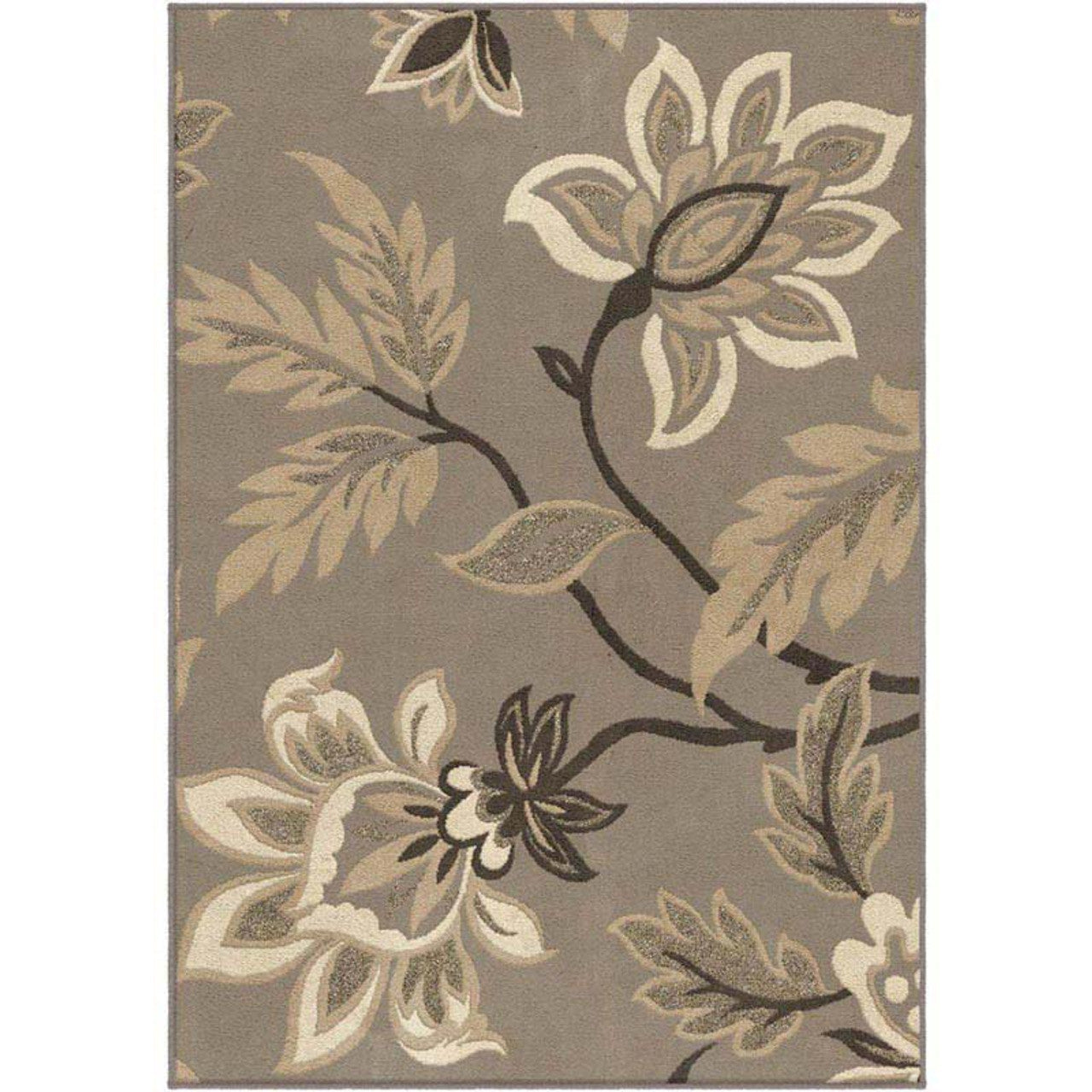 3' 11" x 5' 5" Lily Taupe Orian Rug - Chimney Cricket