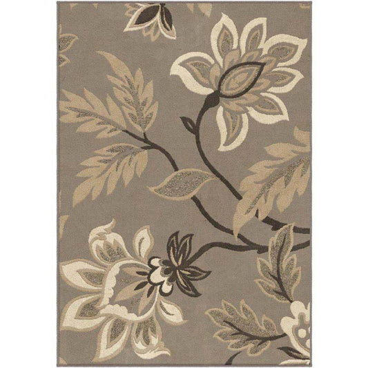 3' 11" x 5' 5" Lily Taupe Orian Rug - Chimney Cricket