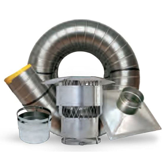 6" X 25' Forever Flex 316Ti .006 App Connect Kit - K6A625-S - Chimney Cricket