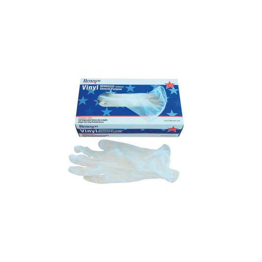 Box Of 100 (XL) Disposable Powder-Free Vinyl Gloves - GL0390 - Chimney Cricket