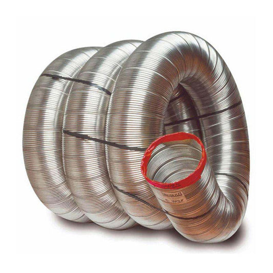 5" x 100' Standard Forever Flex 316Ti-Alloy .006 Stainless Pre-Cut Liner - L6S5100 - Chimney Cricket