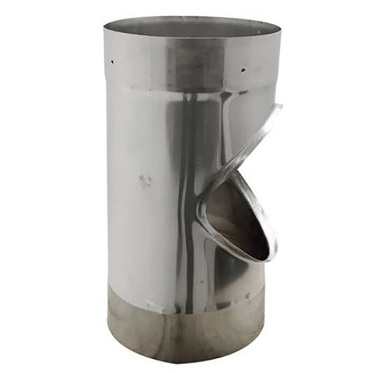 8" Olympia New Universal Components 316L Tee Body Only - THFB316-8 - Chimney Cricket