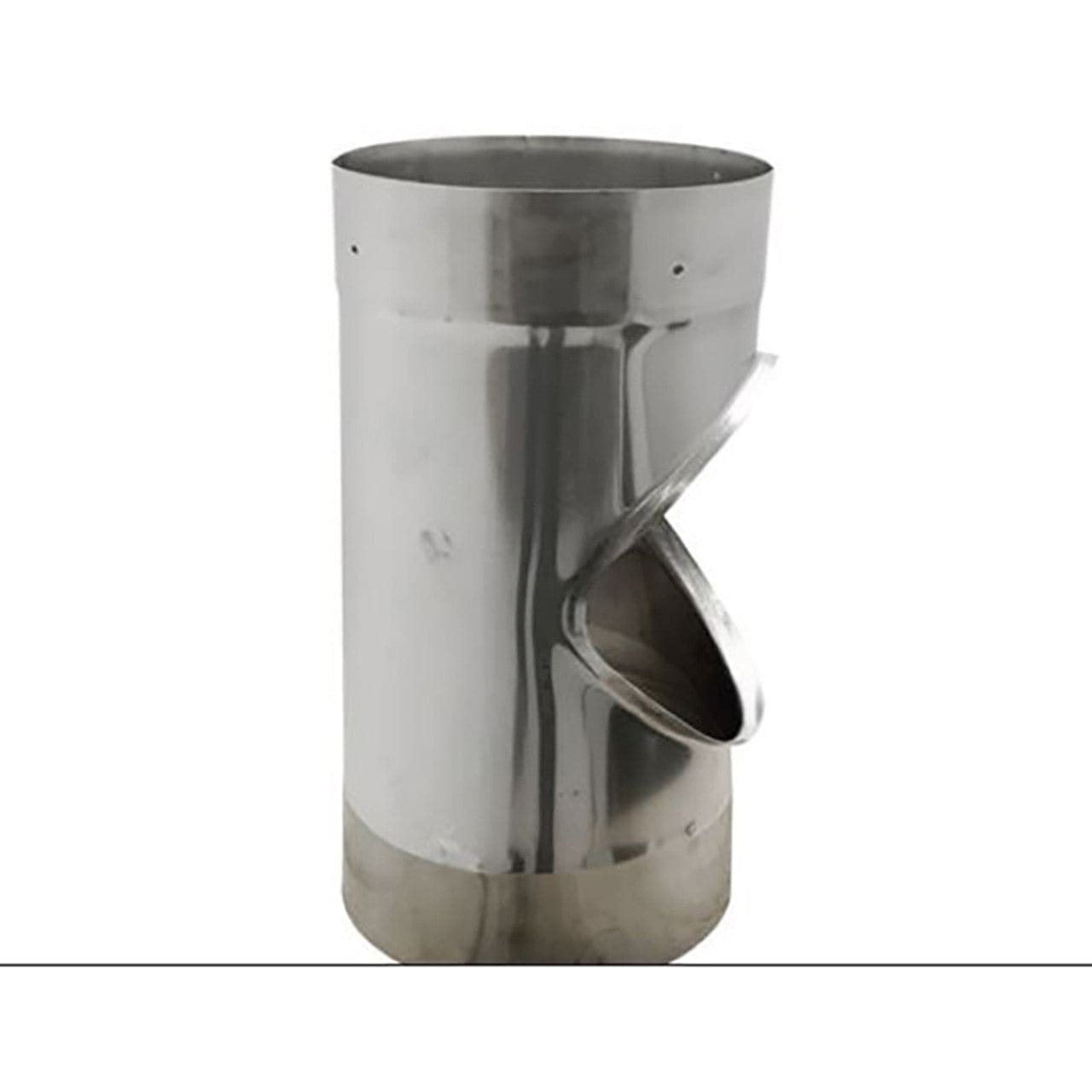 7" Olympia New Universal Components 316L Rigid Tee - TBRGD316-7 - Chimney Cricket