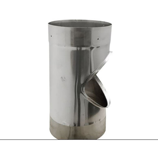 7" Olympia New Universal Components 316L Rigid Tee - TBRGD316-7 - Chimney Cricket