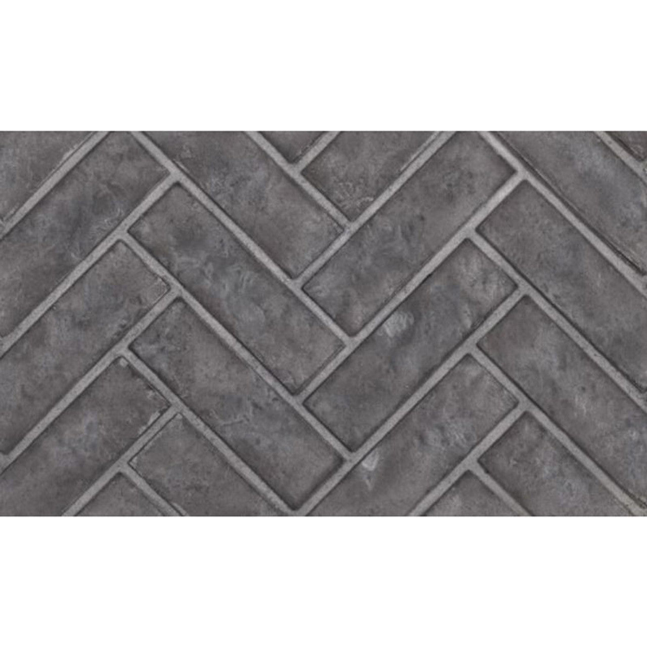 Decorative Brick Panels Westminster Grey Herringbone for Altitude AX42 Models - DBPAX42WH - Chimney Cricket