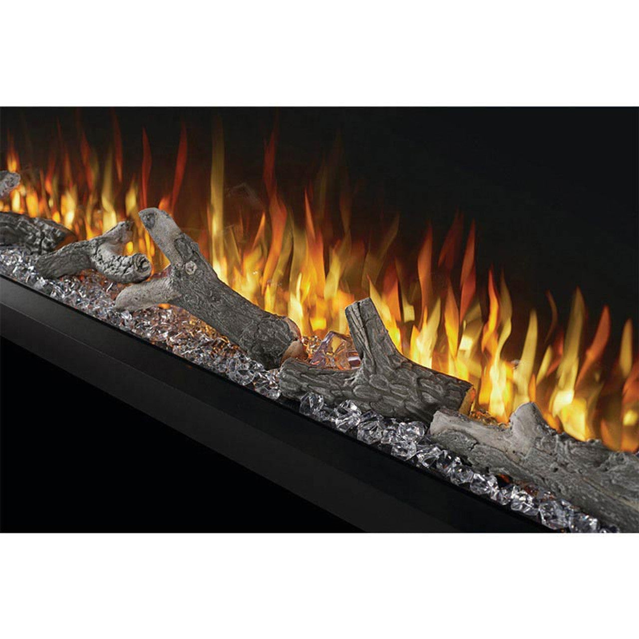 Trivista 50 3-Sided Built-In Electric Linear Fireplace - NEFB50H-3SV - Chimney Cricket
