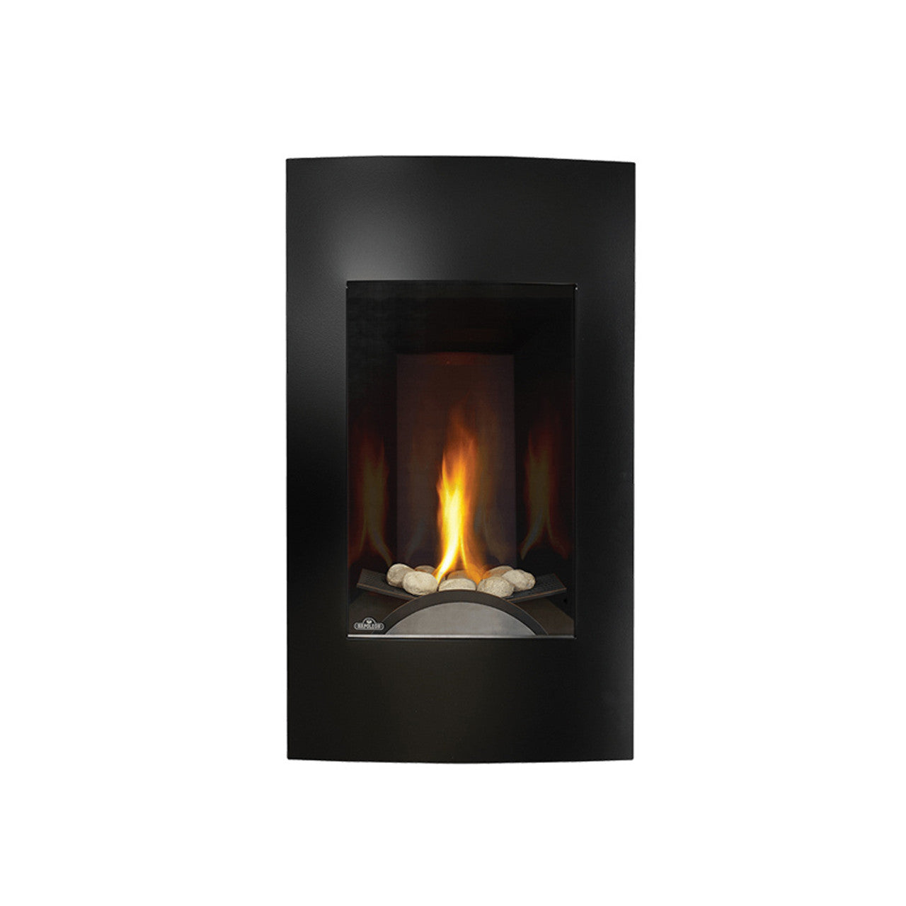 Napoleon VITTORIA Direct Vent Electronic Ignition Small Wall Built-In Natural Gas Fireplace - Chimney Cricket